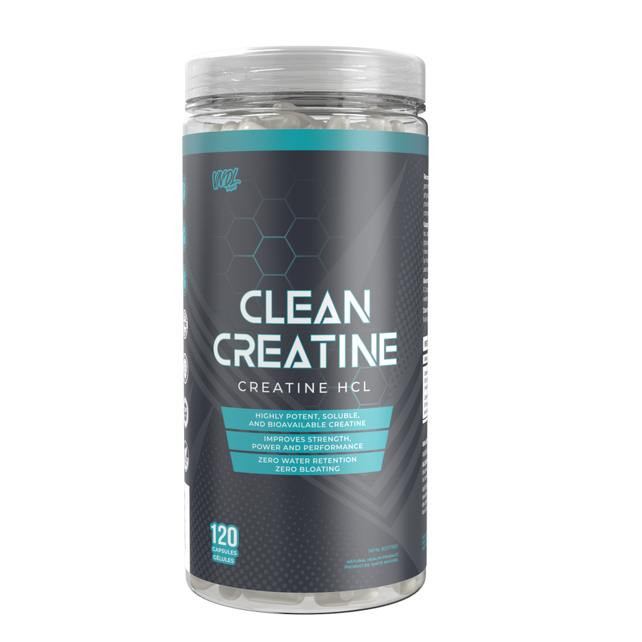 CLEAN CREATINE CAPSULES - PURE CREATINE HCL